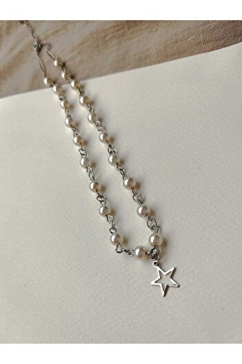 Capella Fairycore Pearl and Star Necklace