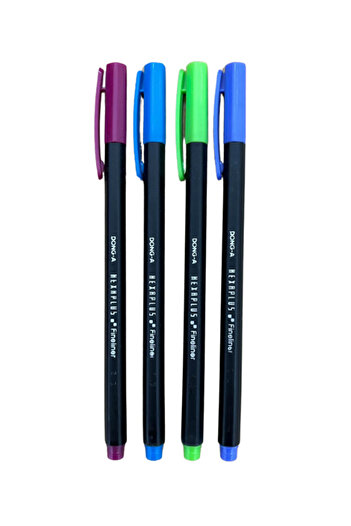 Dong-A Dong A 3 Renk Hexaplus Fineliner Fiber Uçlu Kalem Seti 3