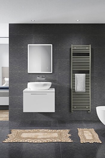 Alanur Home Alanur Yıldız Лазерне різання 2-комплект для ванної кімнати St210161cm