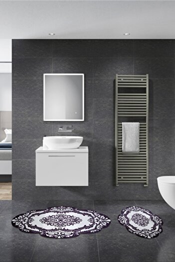 Alanur Home Alanur Dolunay Лазерне різання 2-комплектний набір для ванної кімнати St210107sy