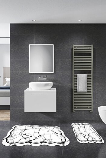 Alanur Home Alanur Defne Лазерне різання 2-комплект для ванної кімнати St210195kr