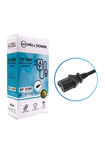 wellbox WELLPOWER WP-7220P 72V 20A ELETRİKLİ BİSİKLET ŞARJ