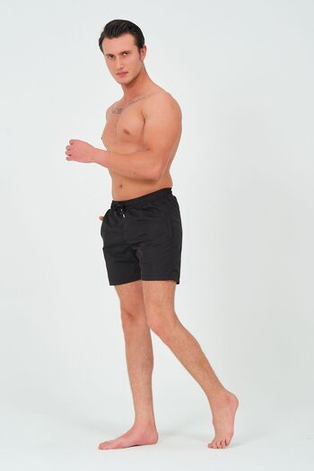 vawensea Men's Black Parachute Sea Shorts
