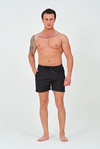 vawensea Men's Black Parachute Sea Shorts