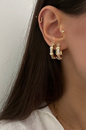 Okko Store Stone Model Serenay Earrings