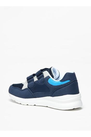LBL by Shoexpress Panelled Sneakers with Hook and Loop Closure