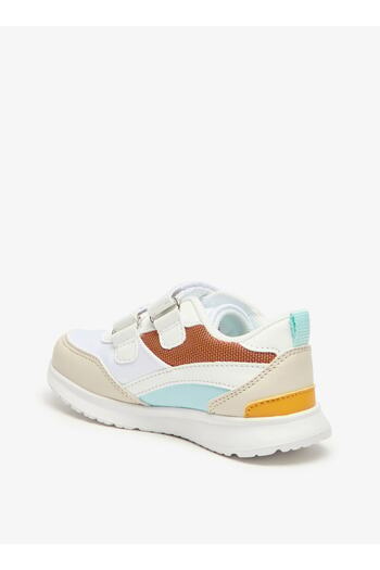 Barefeet Colourblock Sneakers with Hook and Loop Closure