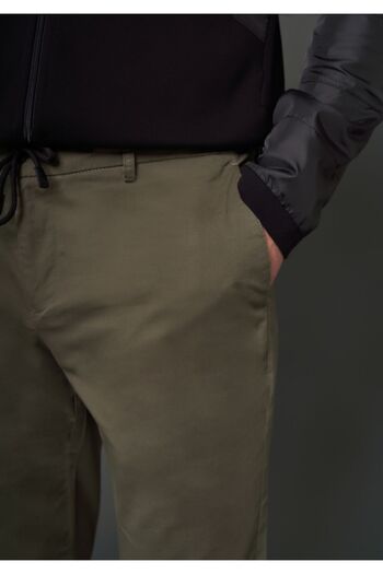 Tony Montana Comfort Fit Gabardine Fabric Jogger Pants