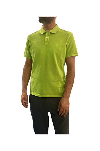 HNS Men's Polo Neck T-Shirt - HNS - ST04002-Fistics Green-S