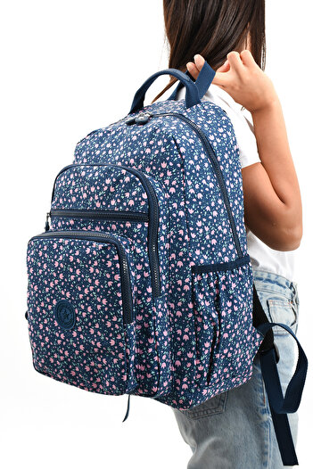 By Hakan Eba-8864 Clinker School Bag - Multi-Compartment Laptop Compartment PIN for Daily Travel and Sports Travel