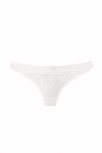 NBB Fancy Ecru Lace String