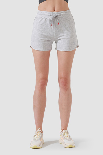 Superstacy June Gray Melange Sports Shorts