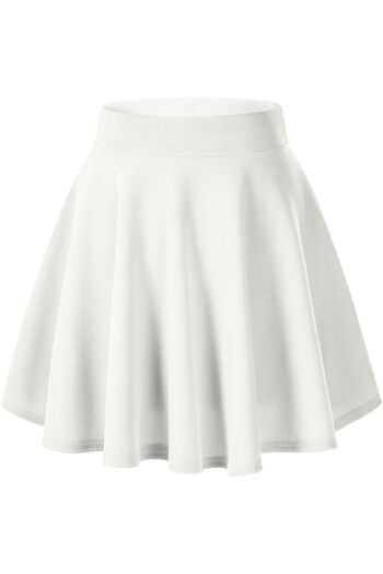 KedyKids Double White Straight Skirt