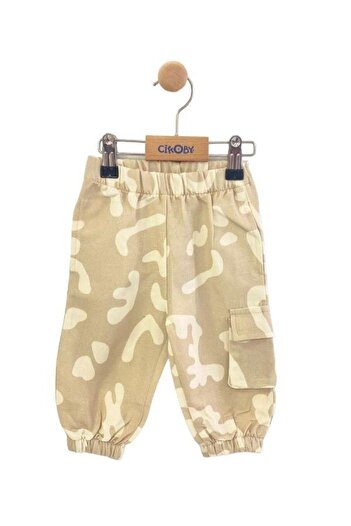 Çikoby Patterned Cargo Pants for Baby Boy