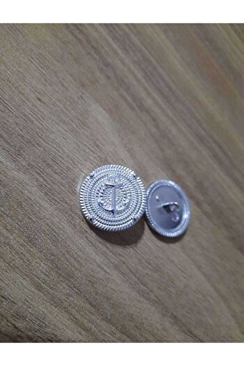 İMREN AKSESUAR Free Nickel Hanging 18 Mm Metal Button - Special Design, 1 Pack of 5 Pieces