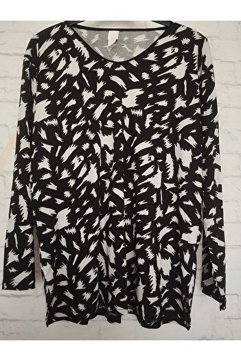 anne moda ankara Μακρυμάνικο καλοκαιρινό μπλουζάκι