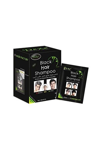 Dexe 25 ml Black Shampoo Set - Pack of 10 8680140102493