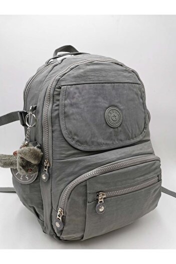 571 Collections Çanta Gray Unisex Ultra Light Multi-Pocket Waterproof Backpack