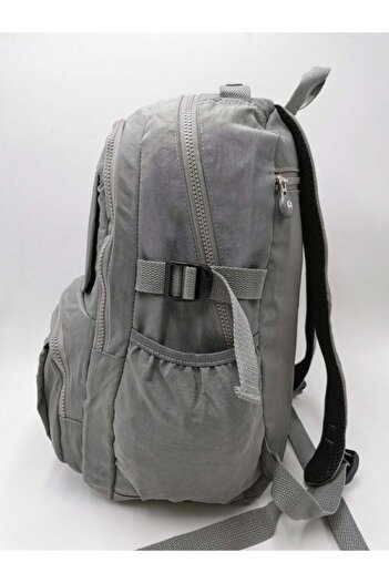 571 Collections Çanta Gray Unisex Ultra Light Multi-Pocket Waterproof Backpack