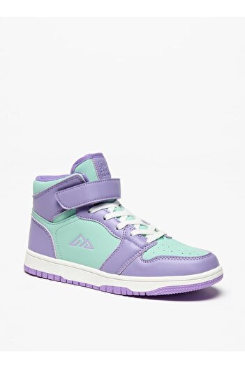 Oaklan by Shoexpress Panelled High-Top Sports Shoes with Hook and Loop Closure