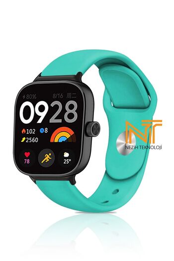 Nezih Case Xiaomi Redmi Watch 4 / 5 and Xiaomi Mi Band 8 Compatible Classic a Quality Silicone Cord