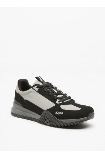 Kappa Men's Embossed Sports Shoes with Lace-Up Closure