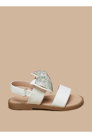 Flora Bella by Shoexpress Embellished Bow Detail Backstrap Sandals
