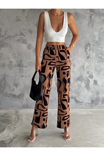 fiolin Women's Knitted Crepe Pants - Comfortable and Stylish