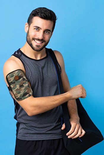 HAMUR Sports Arm Wrist Phone Bag Camouflage