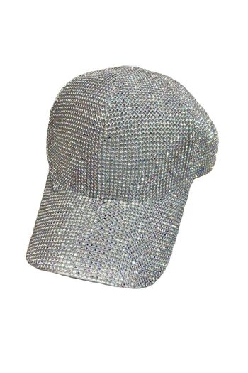 VS ACCESSORY Luxury Hat with Shiny Crystal Stone