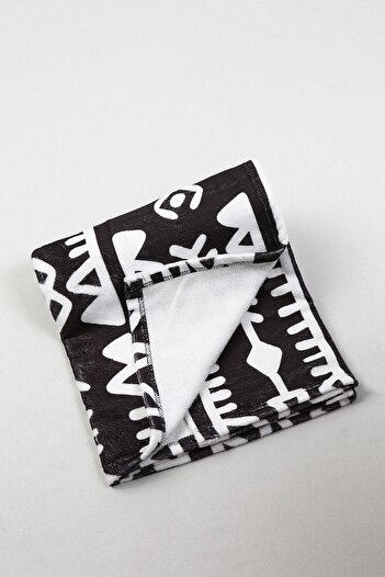 HAMUR Beach Towel Ethnic Black 80x150 cm E43pr0650024hm