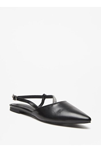 Flora Bella by Shoexpress Embellished Flat Ballerinas with Buckle Closure