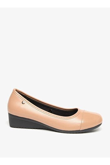 Flora Bella by Shoexpress Solid Slip-On Shoes with Wedge Heels