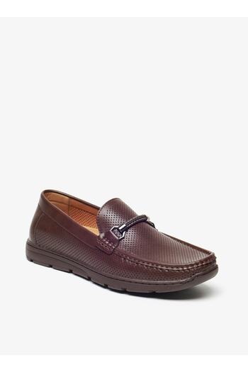 LBL by Shoexpress Men's Textured Slip-On Moccasins
