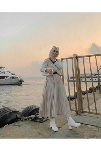 Trend Marfa Πλισέ Hijab Φούστα