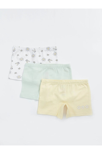 LC Waikiki LCW Kids Set of 3 Printed Girls' Boxers