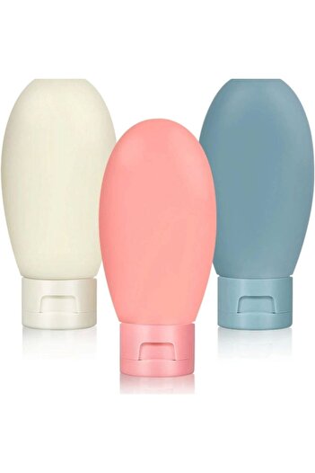 Yenigeldi Set of 3 Refillable, Portable Multi-Purpose Cosmetic Bottles for Travel| Empty Cream Package