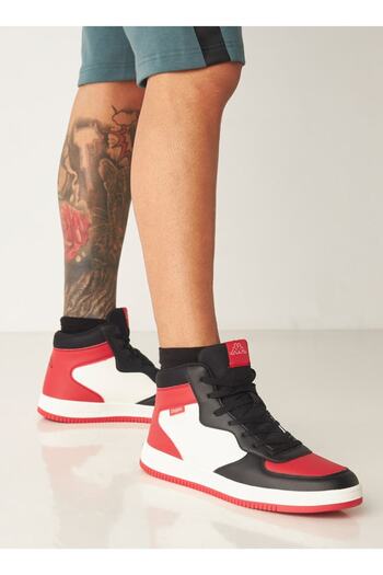 Kappa Men's Lace-Up High Cut Sneakers