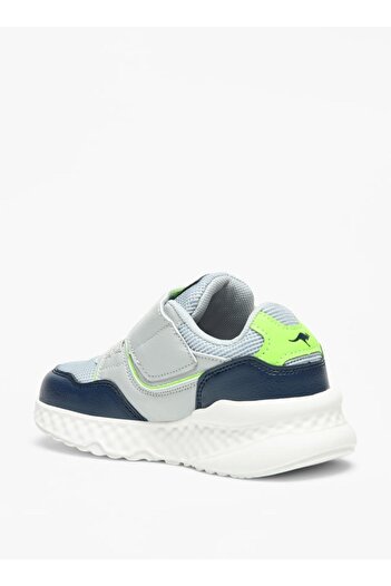 Kangaroos Boys' Colourblock Sports Shoes with Hook and Loop Closure