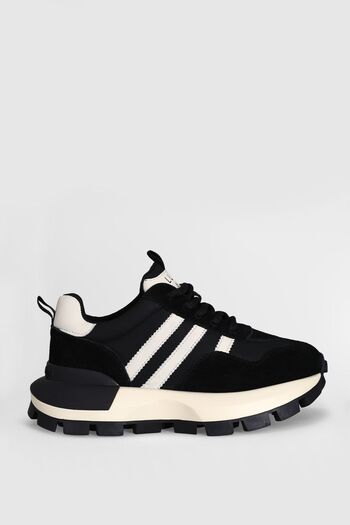 Lufian Tatum Black Women's Sneakers