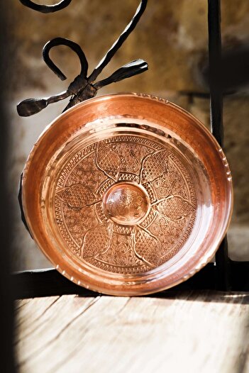 ANTEPSEPETİ Red Copper Bath Bowl