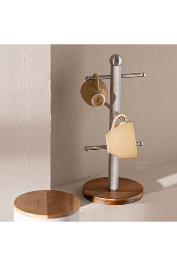 Chakra Agni Akasya Cup Hanger 35x15 cm Natural