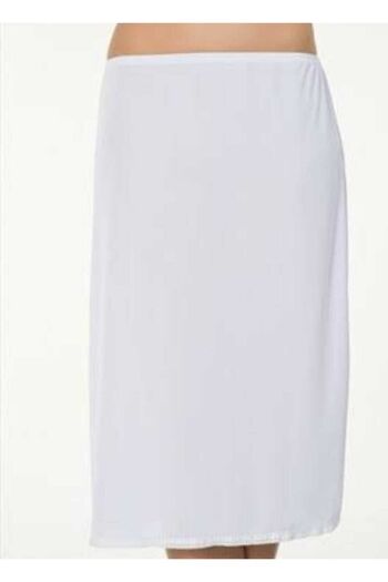 NBB Women's 2901 White Long Below Knee Jipon Lining.