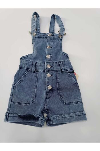 Sercino Pantaloni scurți pentru copii Blue Denim Salopet