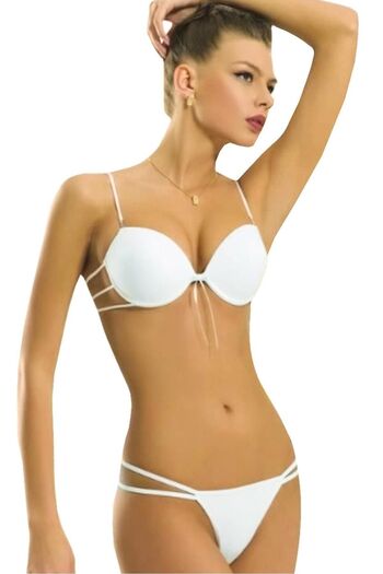 Le Jardin Stone String Push up Supported Bra Set Raina Lj6950