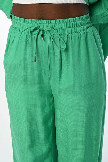 Orfeo Negro WOMEN'S COMFORTABLE COLLAR LEGGET GREEN PANT