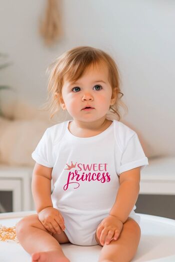 Lilabio 100% Cotton Short Sleeve Baby Bodysuit