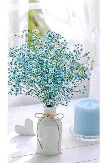 gençay Floare de Cipso uscată – Decor floral artificial, ornament de masă, fundal