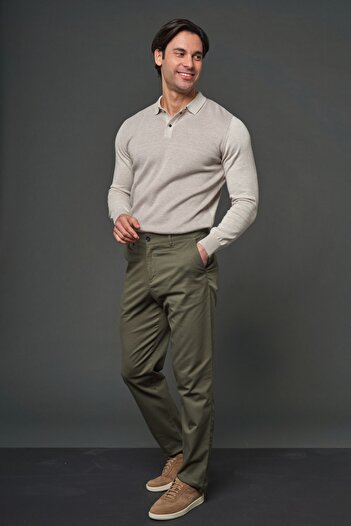 Tony Montana Comfort Fit Gabardine Fabric Jogger Pants