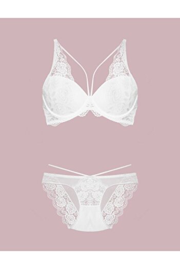 Nurteks Women's Black Padded Bra Set
